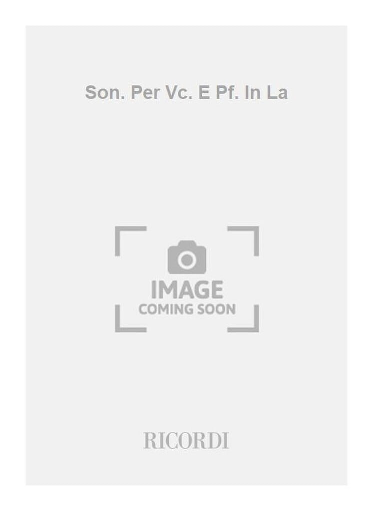 Son. Per Vc. E Pf. In La